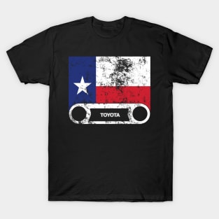 FJ40 Bezel with Texas Flag T-Shirt